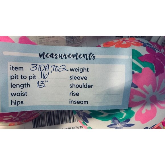 NWT California Waves M Floral Halter Bikini Top Padded Double Tie Back Design - Picture 12 of 12